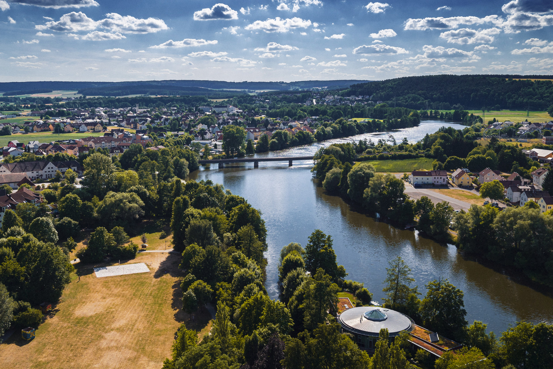 Blick über die Naab in Schwandorf | © snapshot film Blick über die Naab in Schwandorf | © snapshot film