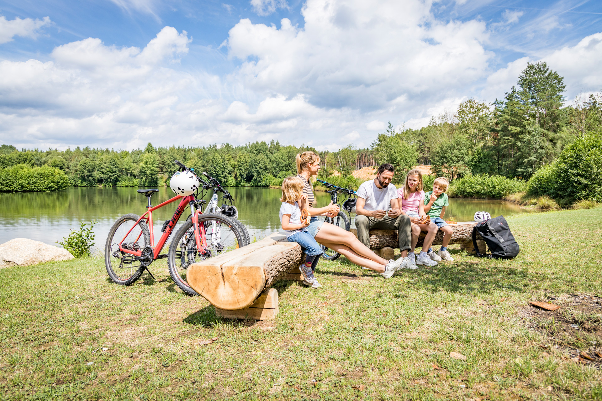 Radlpause an der Sandoase bei Bruck i.d.OPf. | &copy; Thomas Kujat